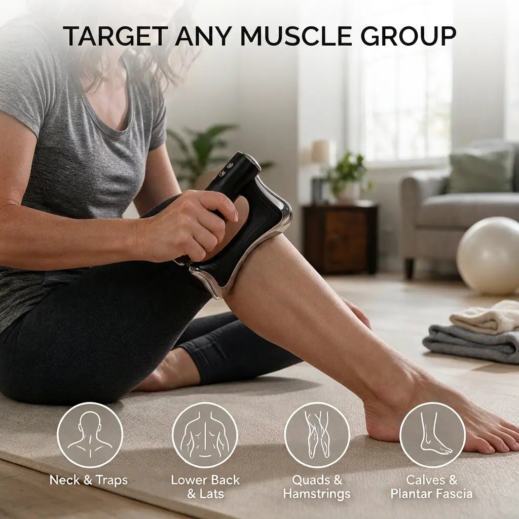 Body Relief Lab™ ThermaGlide — Heated 3-in-1 Body Massager